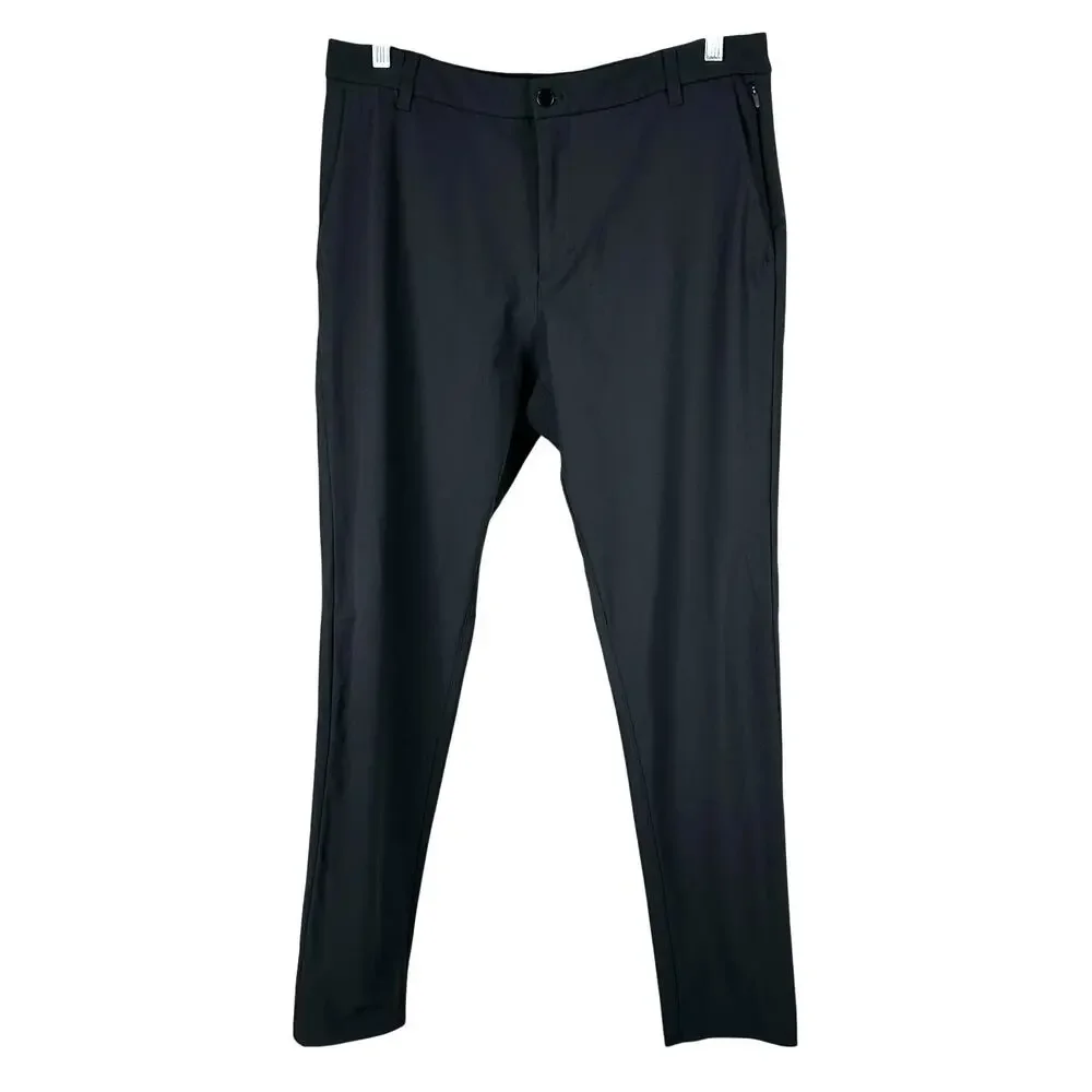 Lululemon Commission Pant Classic Warpstreme Obsidian Men's 36 x 33 EUC